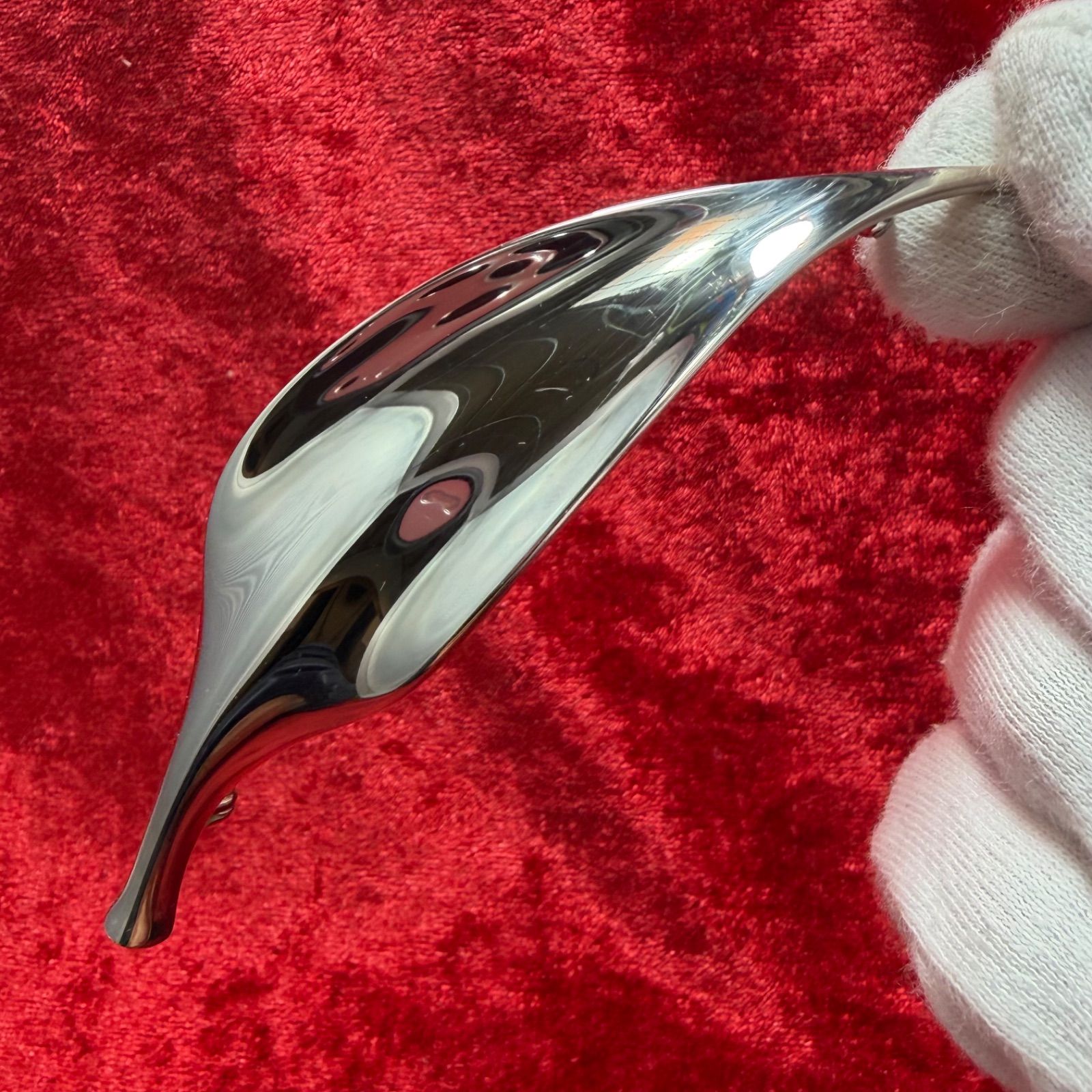 美品 ブローチ リーフデザイン TORUN ♯391 26.3g ジョージジェンセン