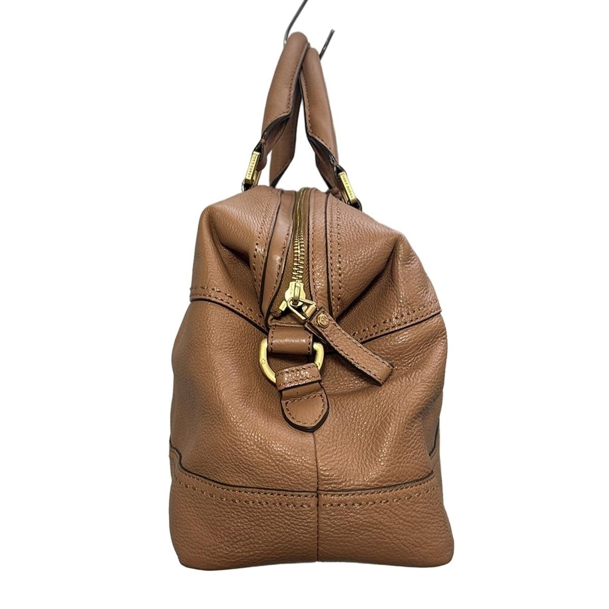 TORY BURCH(トリーバーチ) ハンドバッグ - ライトブラウン レザー  