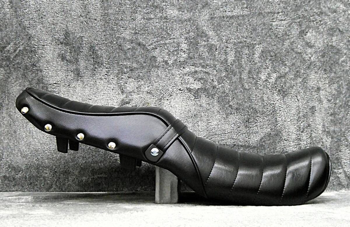 バリオス2 鋲打ち 黒皮 タックロールシート /ブラックBLACK黒 後期