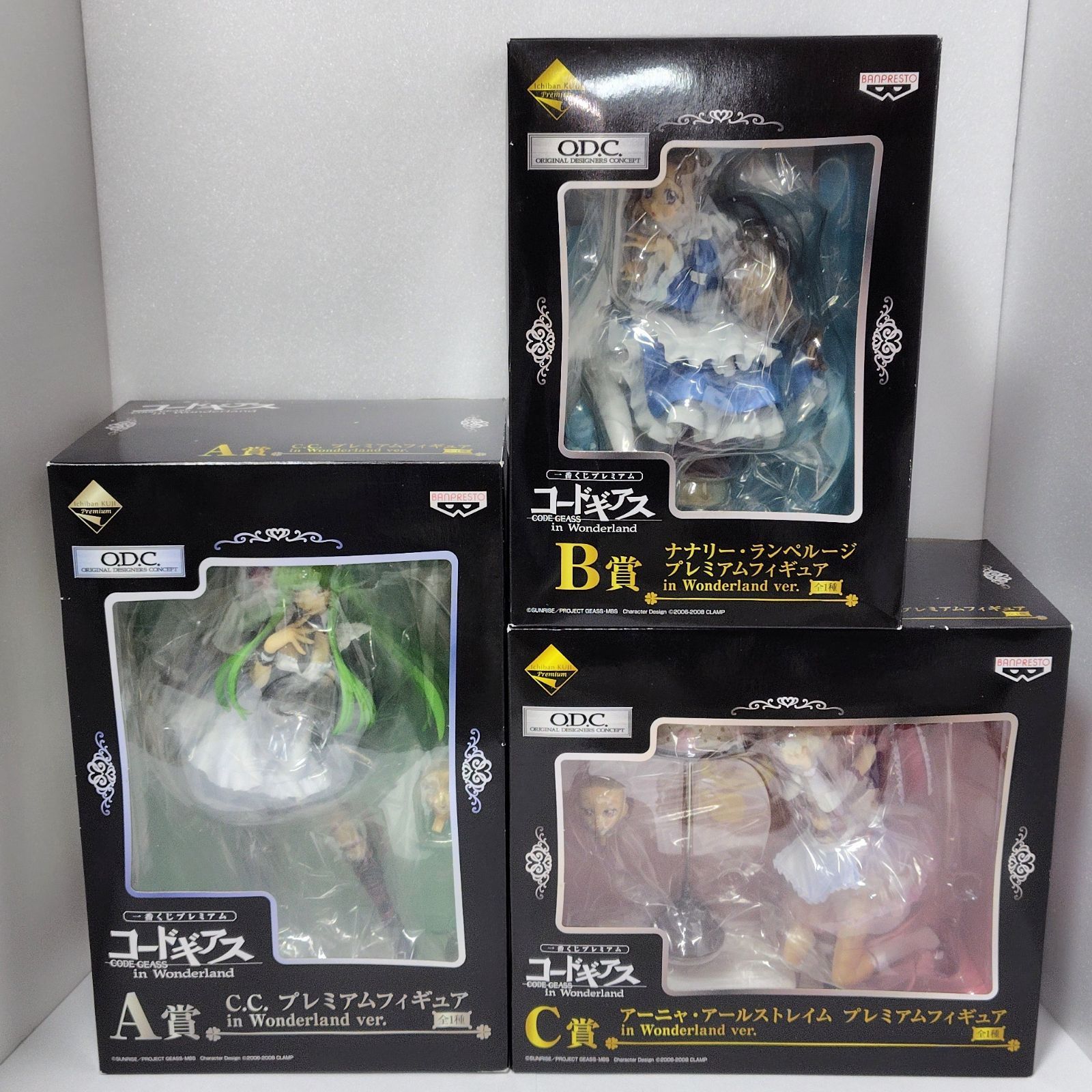 バンプレスト コードギアス in Wonderland A B C 賞 プレミアム