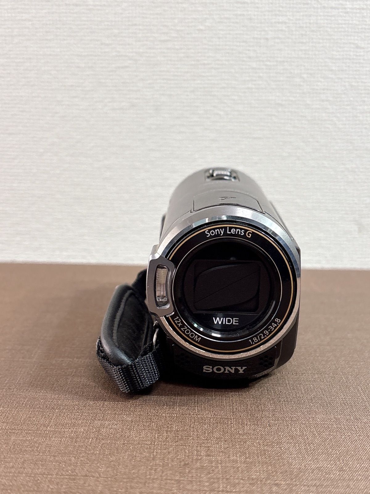 美品】中古 SONY ハンディカム HDR-CX370V ボルドー - メルカリ