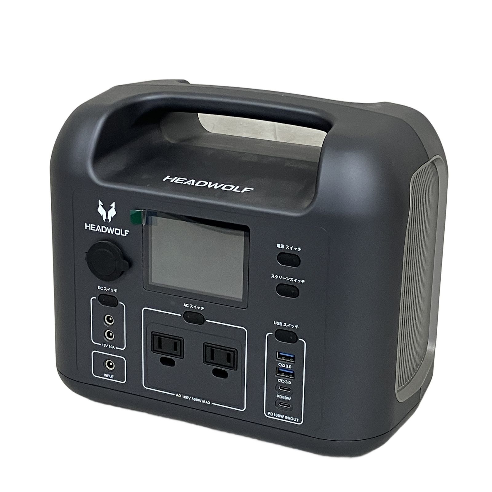 D 500 Portable Power Supply ヘッドウルフ 518 Wh ポータブル電源