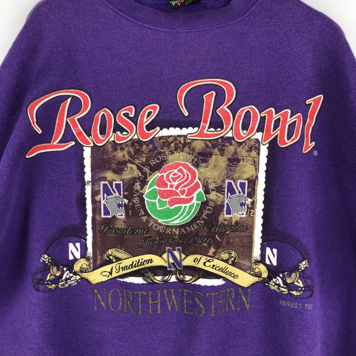 古着 90年代 TSI STURDY WEIGHT 3連プリント ROSE BOWL ローズボウル