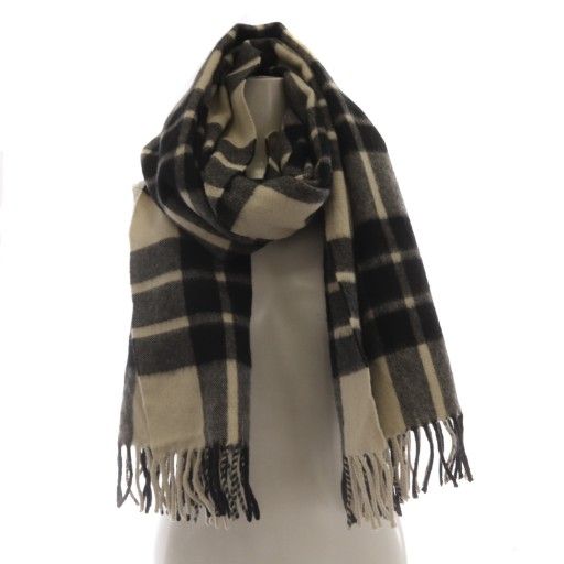 美品　スコティッシュトラディション　大判　チェック　ストール スコティッシュトラディション Scottish Tradition マフラー ストール