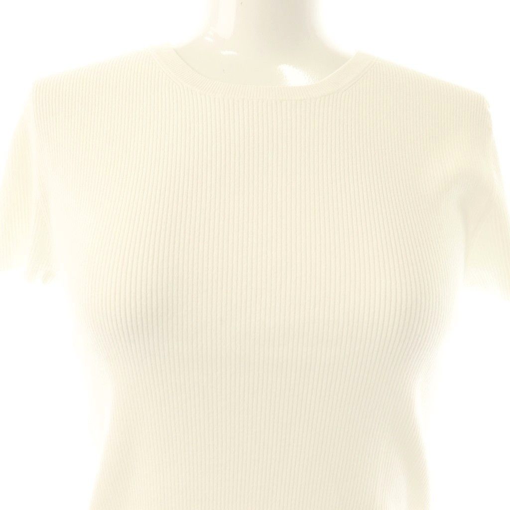 セオリー Theory 25SS WOOSTER CREPE KNIT BI COLOR RIB TEE リブT