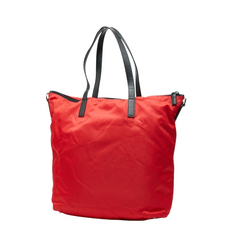 プラダ 三角ロゴプレート テスート トートバッグ ショルダーバッグ