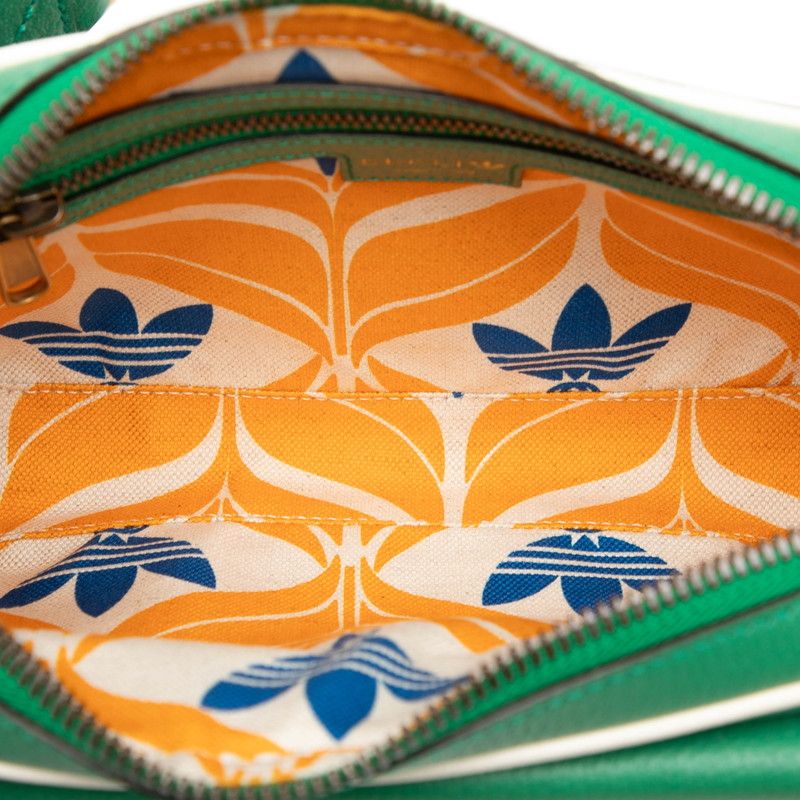 グッチ × アディダス ボディバッグ バムバッグ 722141 グリーン