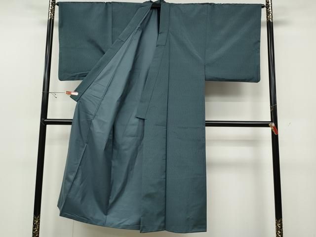 平和屋着物●男性　薩摩結城　御召御納戸色　正絹　逸品　CABC2228ut 平和屋着物○男性 薩摩結城 御召御納戸色 正絹 逸品 CABC2228ut - メルカリ