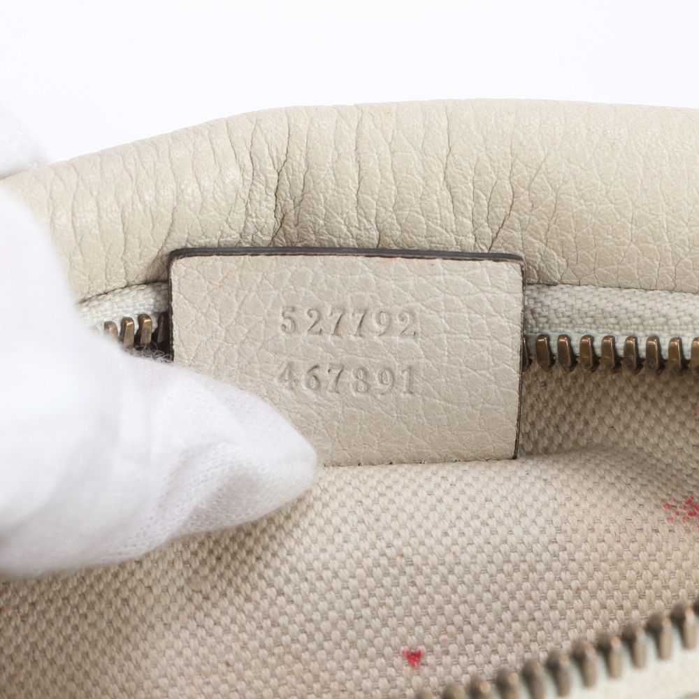 極美品 グッチ シェリー ライン プリント スモール ベルト 527792