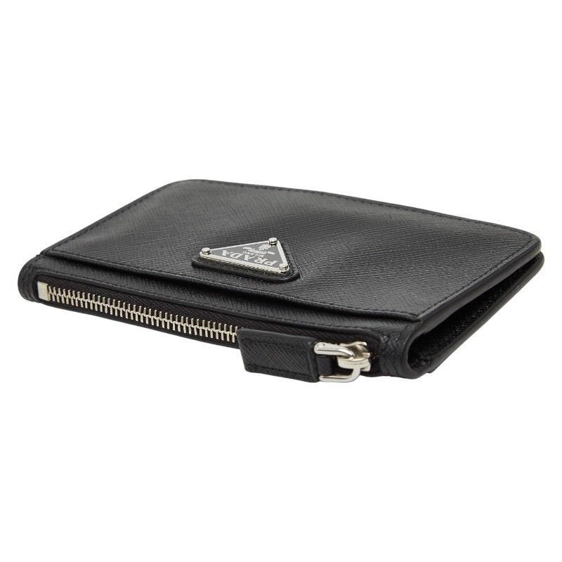 プラダ 三角ロゴプレート コインケース カードケース 2MC084 ブラック