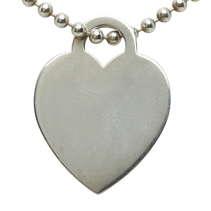 【美品】ティファニー ハートタグ ボールチェーン ロングネックレス SV925 ティファニー ネックレス リターントゥ ハート タグ ロングボール