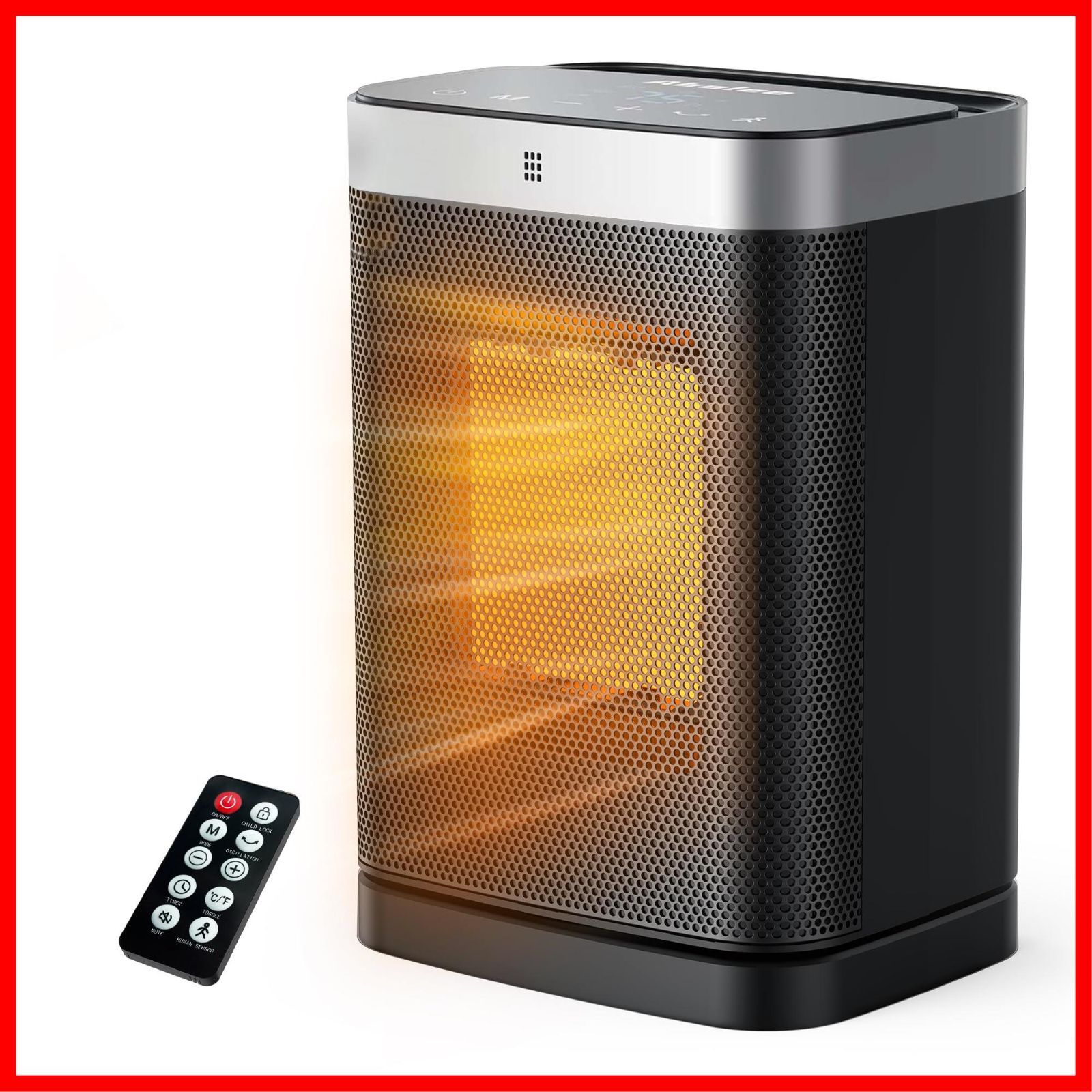 数量限定】3段階温度調整 小型2秒速暖1200W大風量 LEDディスプレイ 切