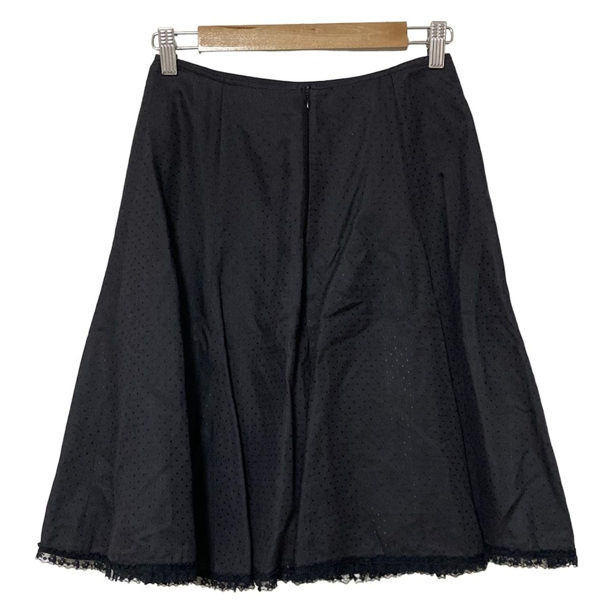 Rene ルネ　スカート　38サイズ Rene(ルネ) スカート サイズ38 M レディース美品 - 黒 ひざ丈 - メルカリ