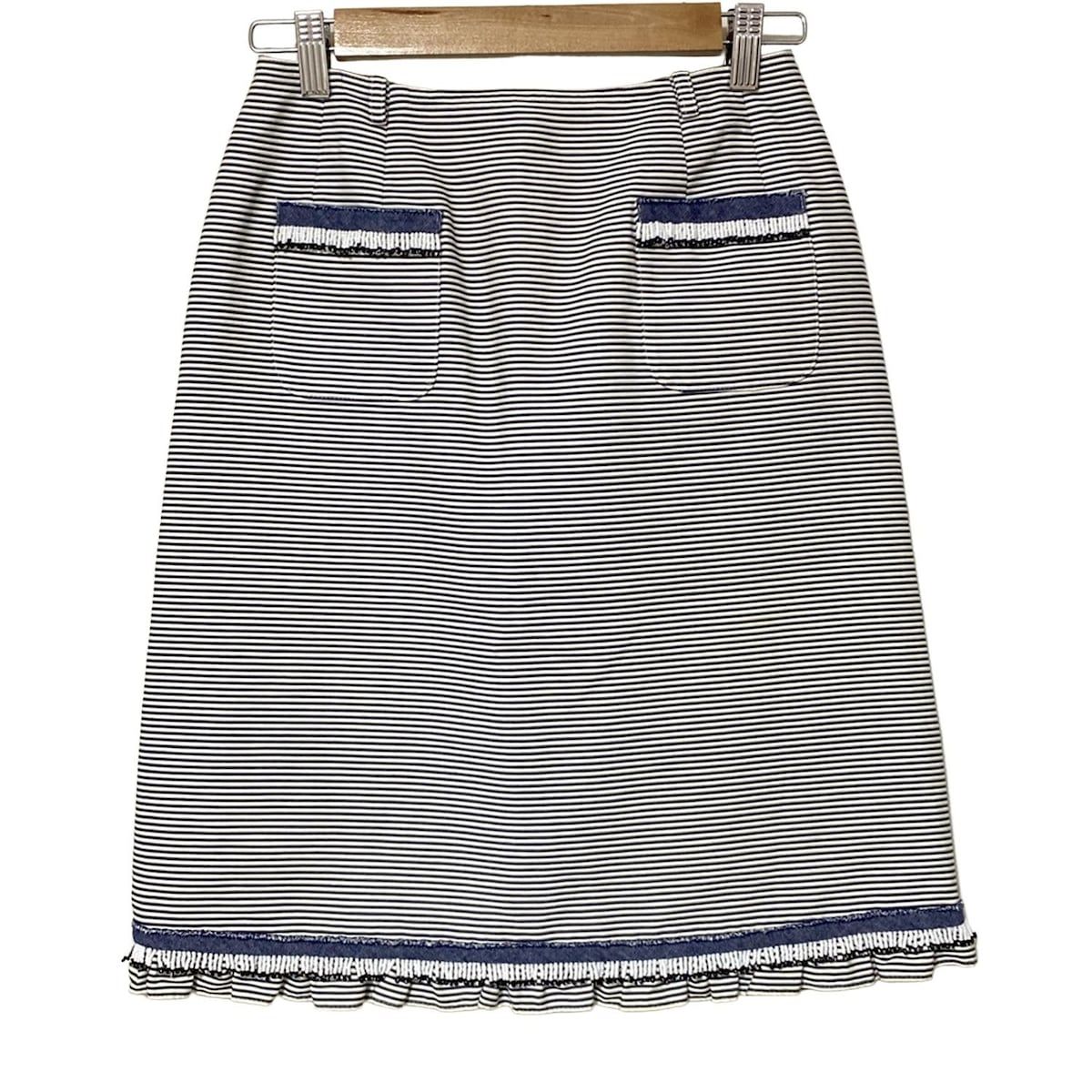 Rene ルネ　スカート　38サイズ Rene(ルネ) スカート サイズ38 M レディース美品 - 黒 ひざ丈 - メルカリ