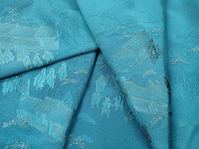 平和屋着物▽中国三大刺繍 スワトウ刺繍 汕頭刺繍 総刺繍 色留袖 室町