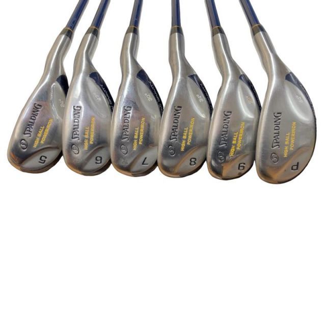 スポルディング ハイボールパワー アイアン6本セット メンズ 右 R ぶっ飛び系 スポルディング 人気 ハイボールパワー アイアン6本セット メンズ 右 R