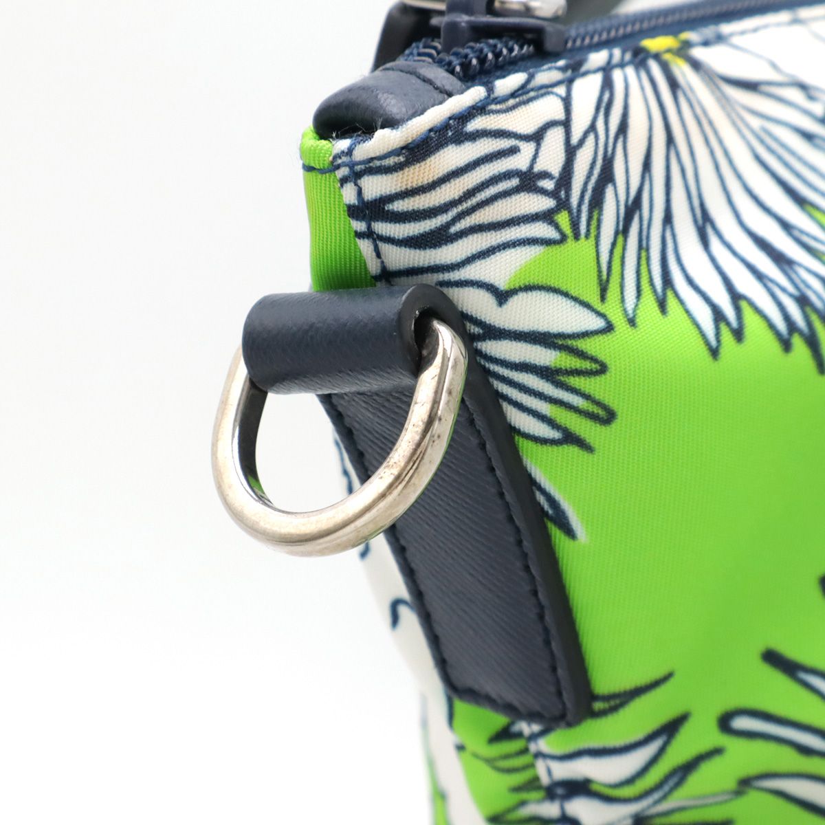 PRADA プラダ トートバッグ 2WAY ショルダーバッグ 斜め掛け フラワー 