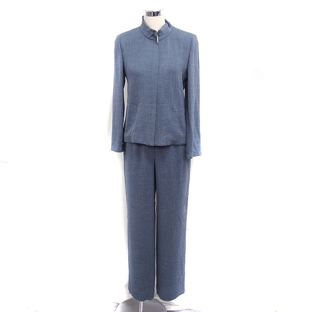 ラピーヌブランシュ LAPINE BLANCHE パンツスーツ ジップアップ