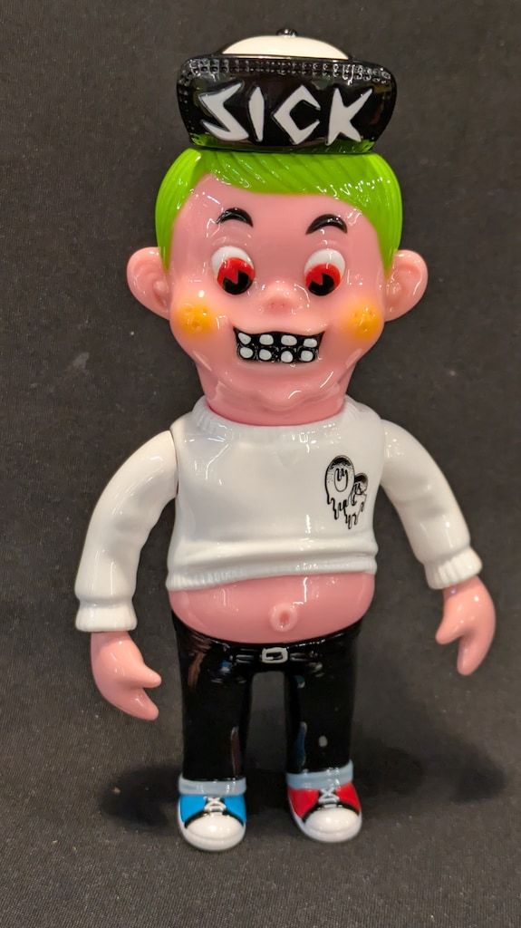 HEADLOCKSTUDIO KNUCKLE HAPPY MYCE ピンク Knuckle's Kustom Monster World — Series 3 Blind Box | Rotofugi