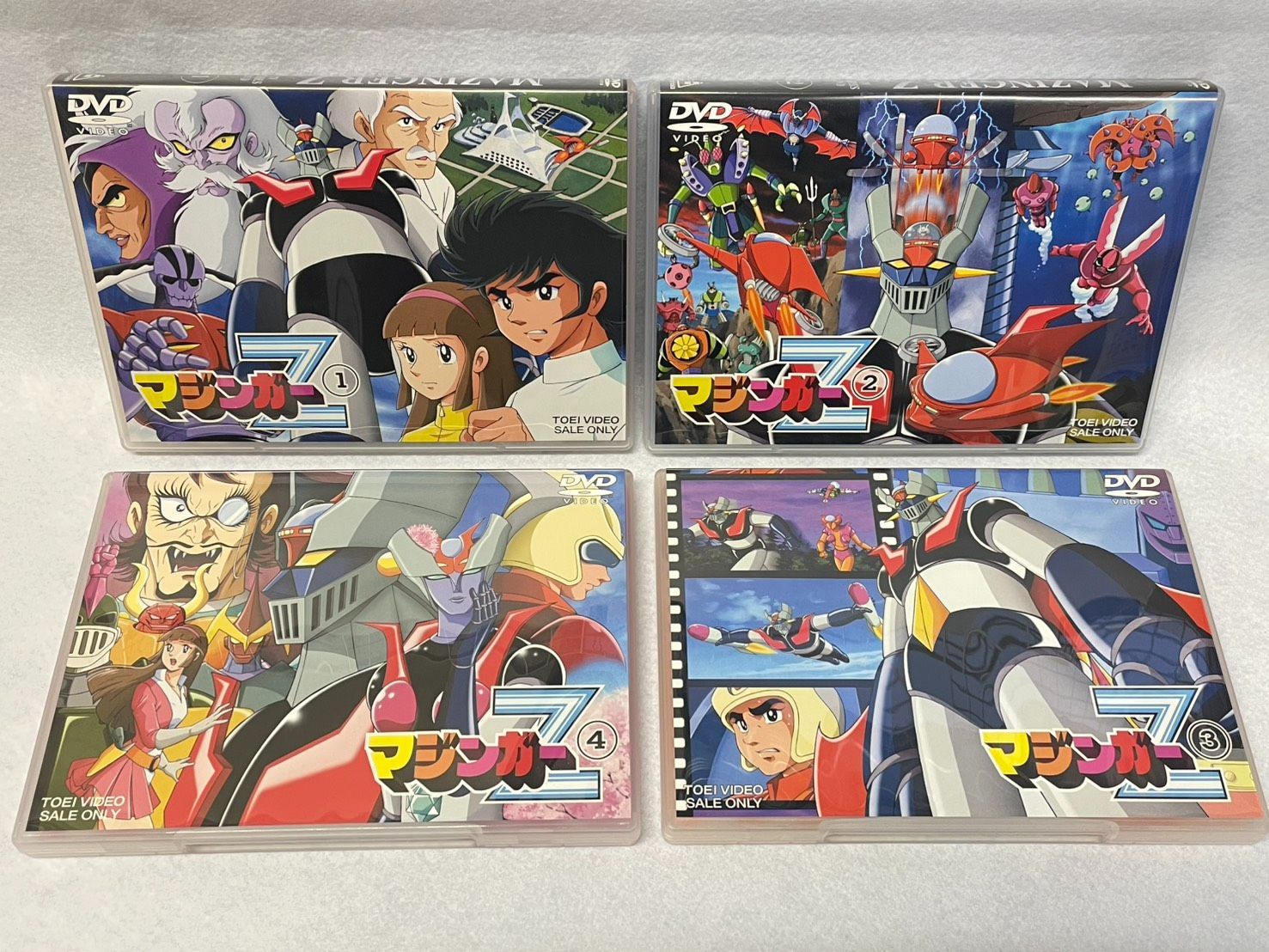 DVD】マジンガーZ 初回生産限定 DVDBOX1 特典付き ライセンスカード未