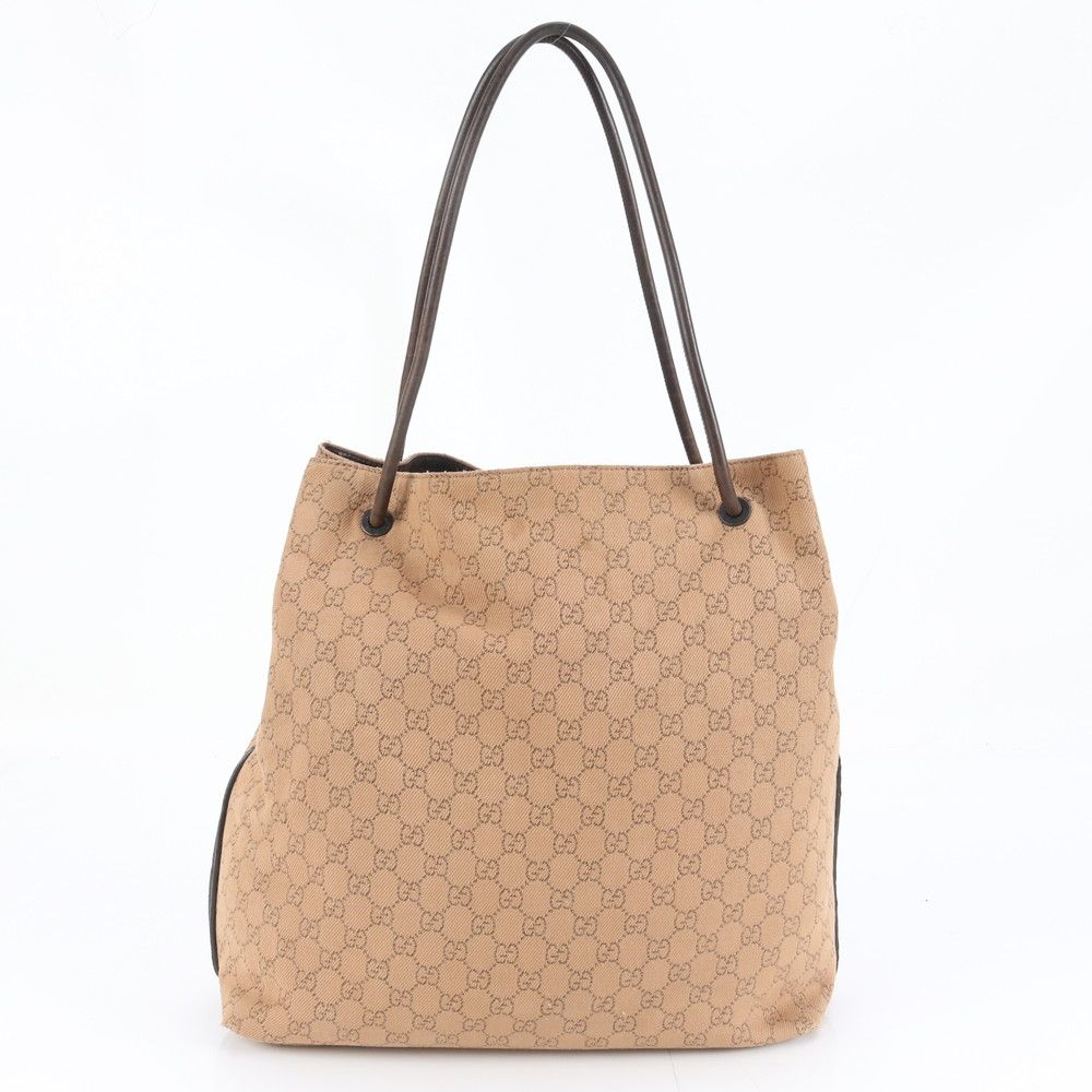 グッチ GGキャンバス 101340 レザー トート バッグ 肩掛け ショルダー