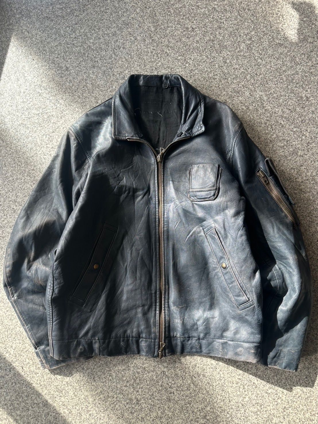 フランス軍 フレンチパイロットレザー - メルカリ