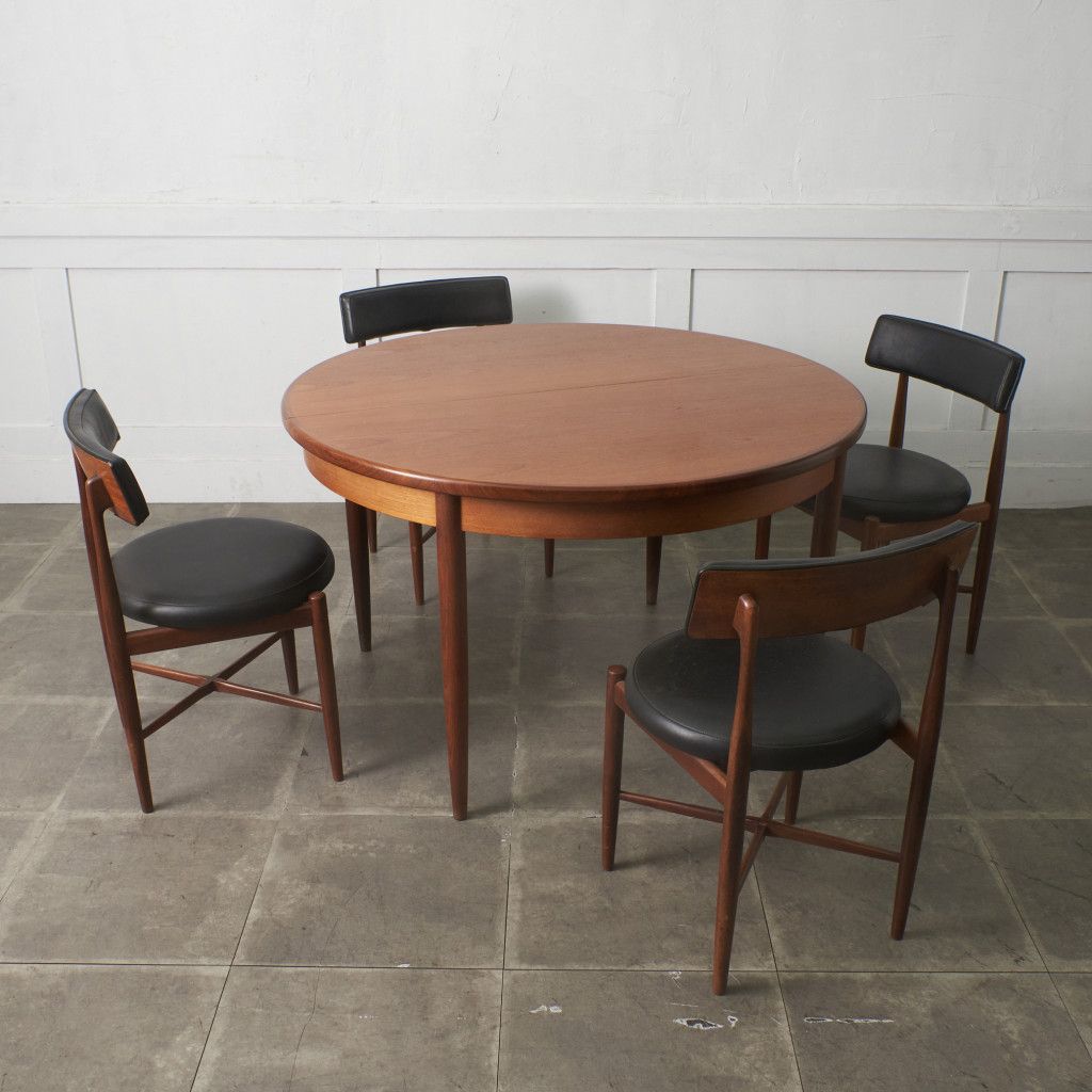 英国家具 G-PLANジープラン フレスコ　ラウンドエクステンションテーブル G-PLAN(ジープラン) / Fresco ROUND TABLE フレスコ ラウンド