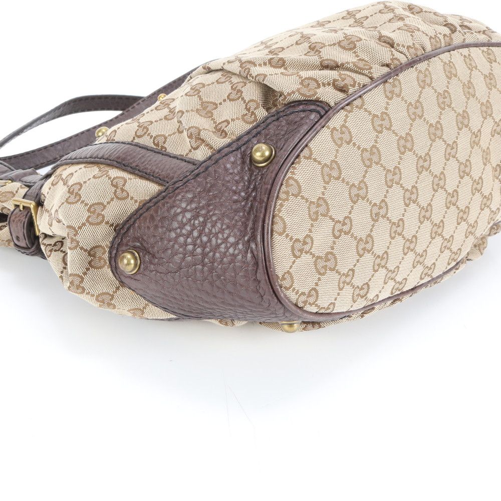 【美品】グッチ/トートバッグ/GGキャンバスレザー/ホースビッド/162900 GUCCI】グッチ『ホースビット トートバッグ』162900 レディース 1週間