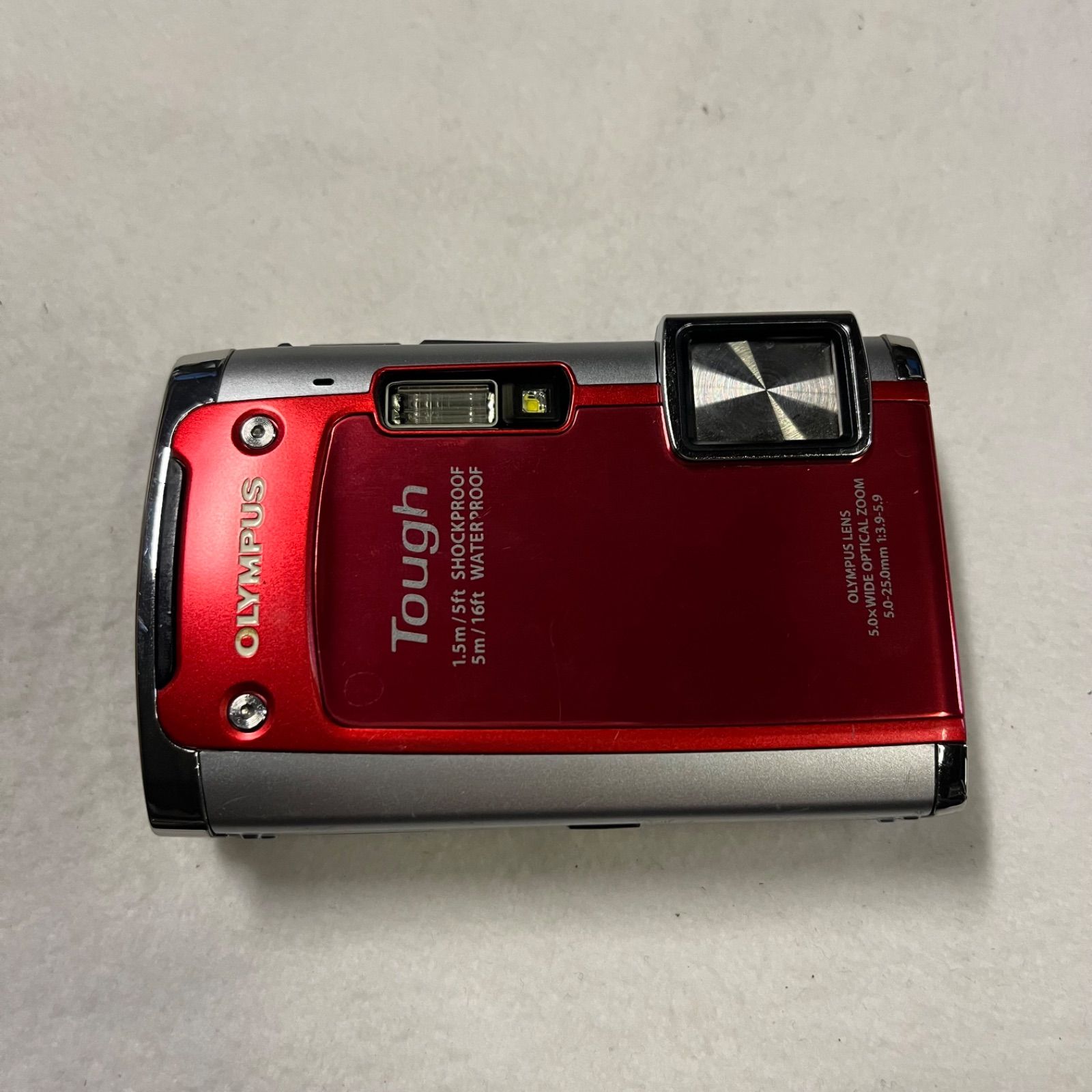 動作品 OLYMPUS Tough TG-610 レッド デジタルカメラ 【公式通販】