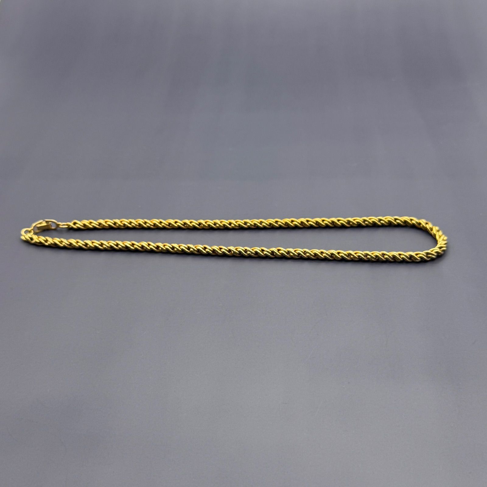 美品　DIOR ディオール　ネックレス　ツイスト　ロープ　ゴールド BJ0601911 Christian クリスチャンディオール ネックレス ツイスト