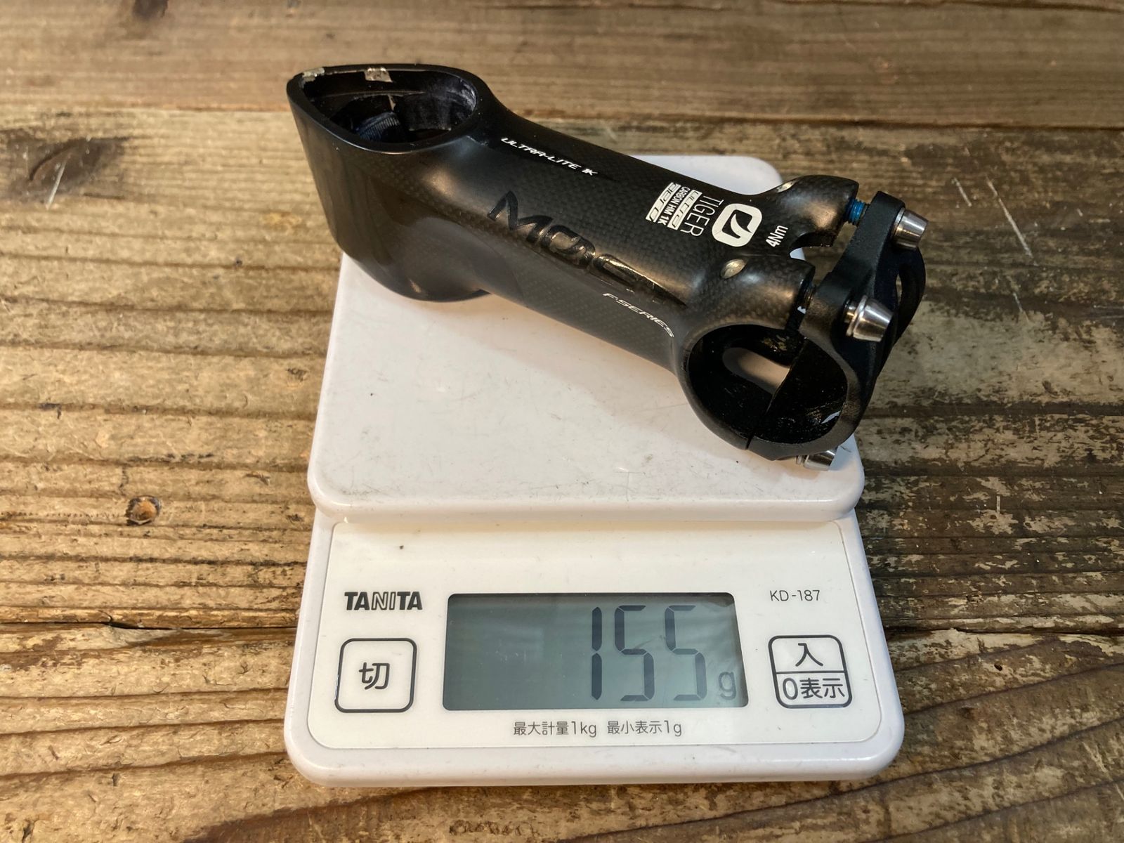 JN860 モスト MOST TIGER ULTRA AERO 1K CARBON ステム 黒 OS φ31.8