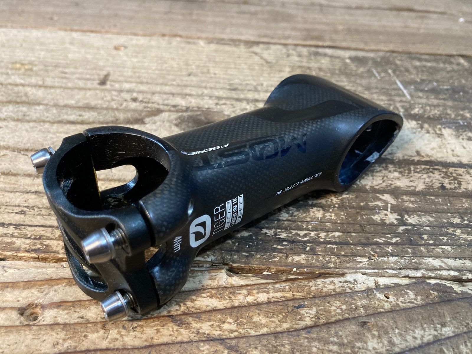 JN860 モスト MOST TIGER ULTRA AERO 1K CARBON ステム 黒 OS φ31.8