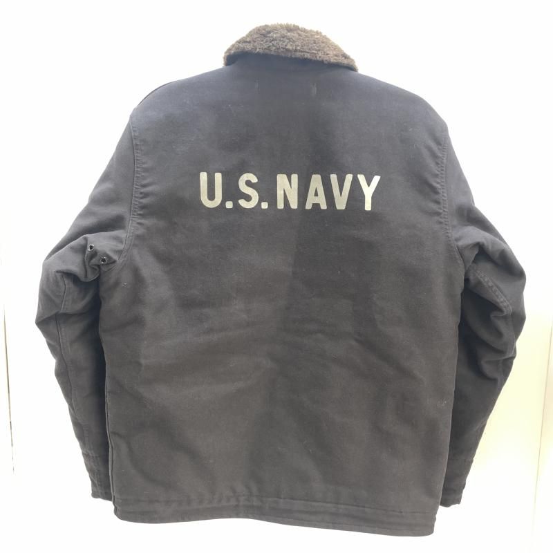 リアルマッコイズ　n-1 デッキジャケット サイズ３８ ネイビー ザ リアルマッコイズ デッキジャケット ネイビー N-1 DECK JACKET