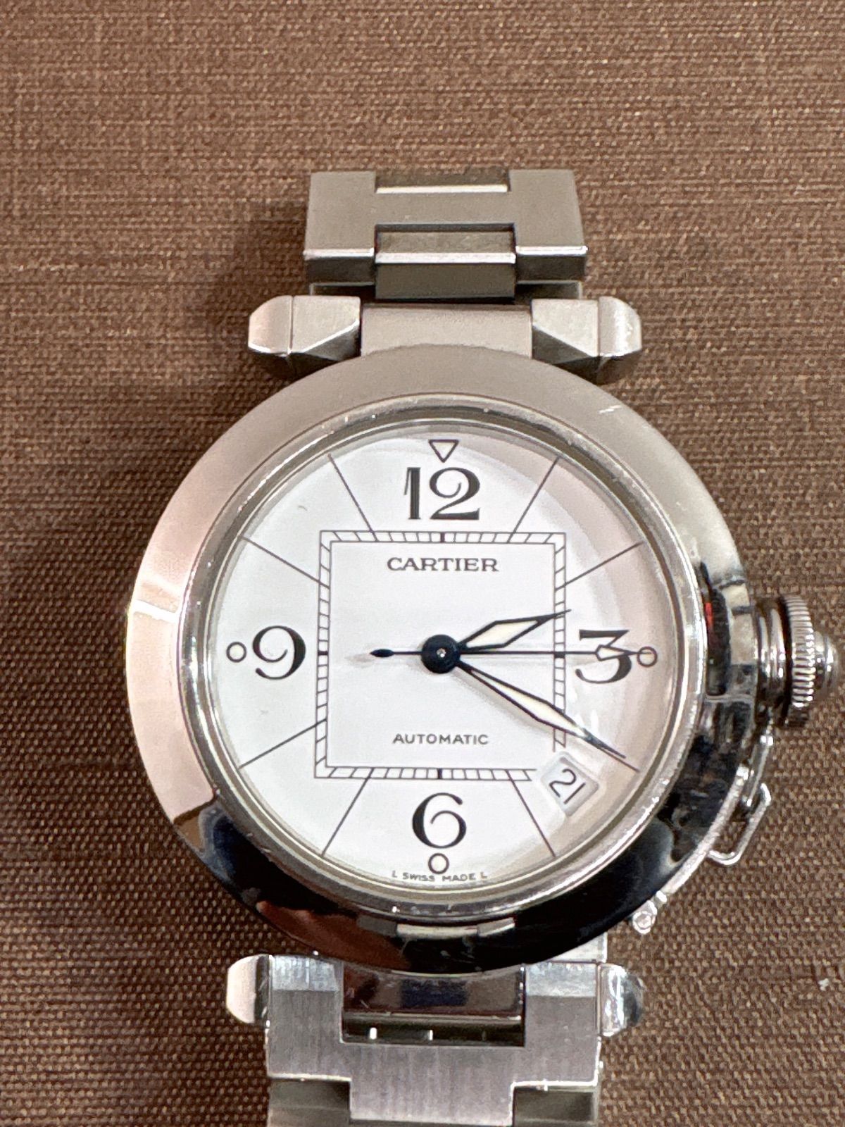 j*i様 Cartier Pasha C カルティエ パシャ C 自動巻き時計 Cartier Pasha C カルティエ パシャ C 自動巻き時計 - メルカリ