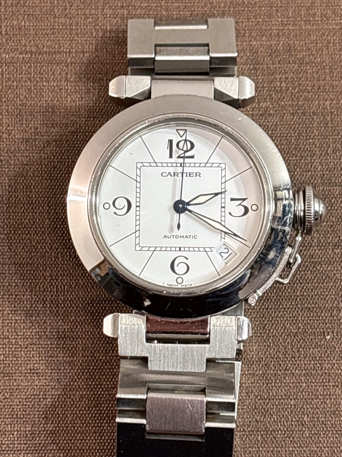 j*i様 Cartier Pasha C カルティエ パシャ C 自動巻き時計 Cartier Pasha C カルティエ パシャ C 自動巻き時計 - メルカリ