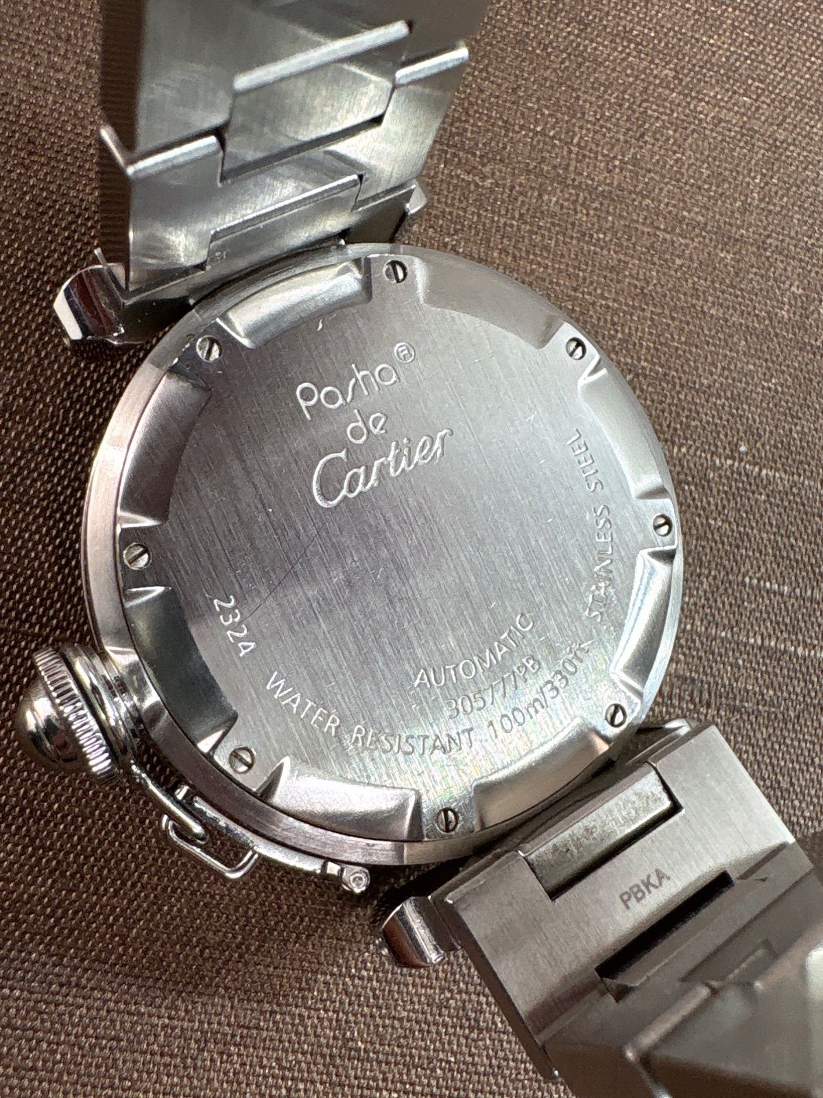 Cartier Pasha C カルティエ パシャ C 自動巻き時計 - メルカリ