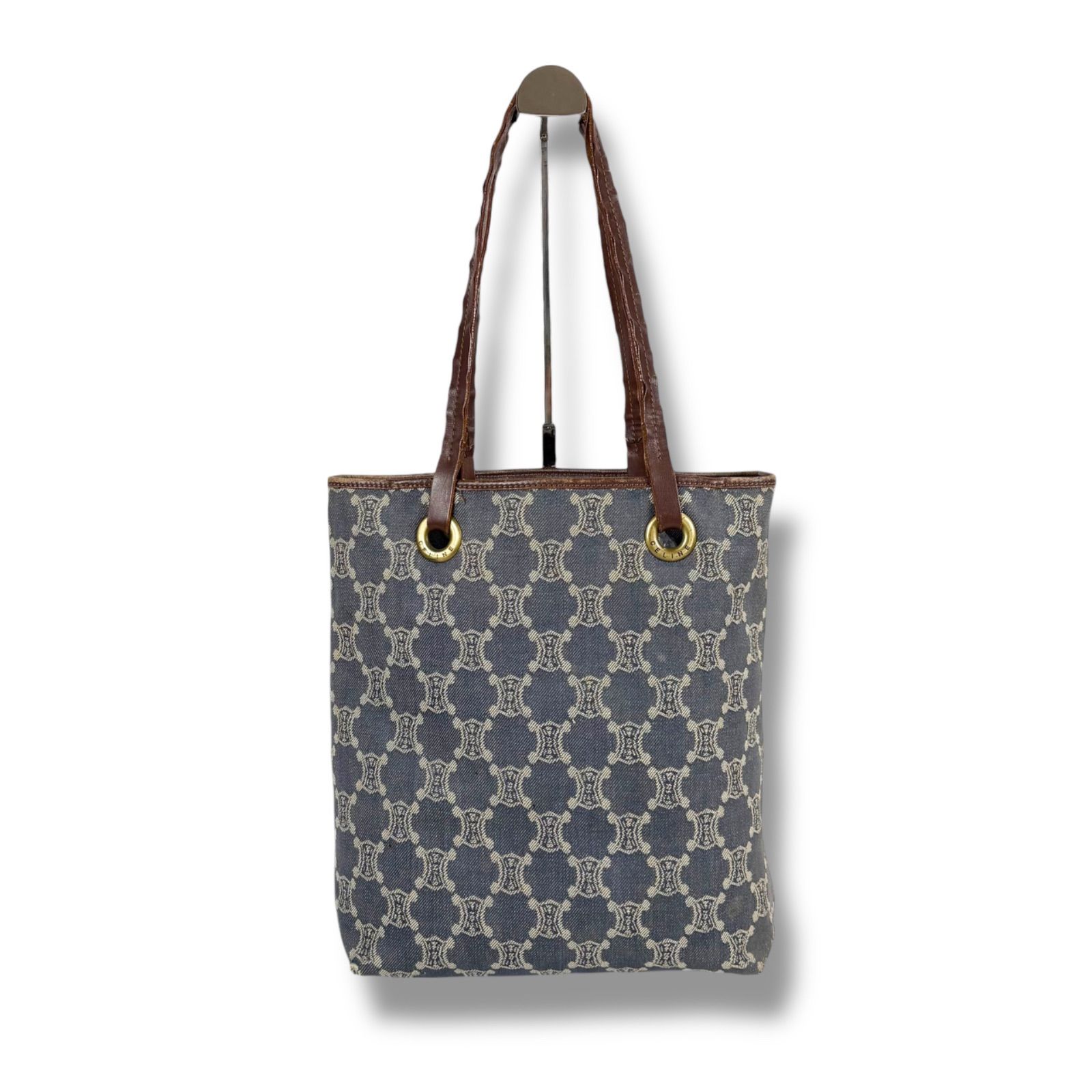 セリーヌ CELINE トートバッグ パリマカダム デニムブルー セリーヌ CELINE トートバッグ パリマカダム デニムブルー