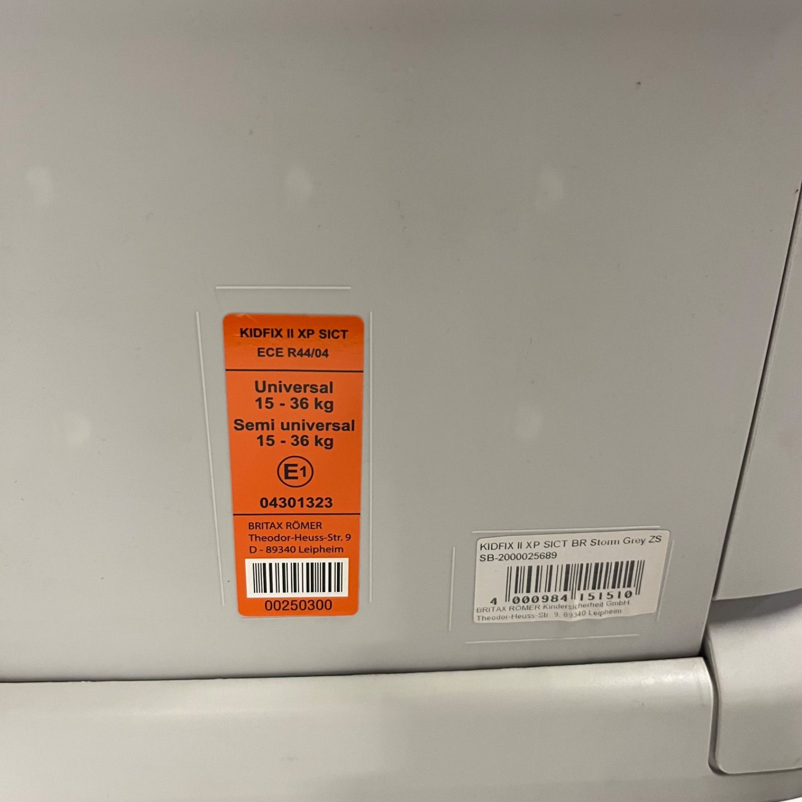 Britax romer ブリタックス レーマー KIDFIX Ⅱ XP SICT ジュニア 