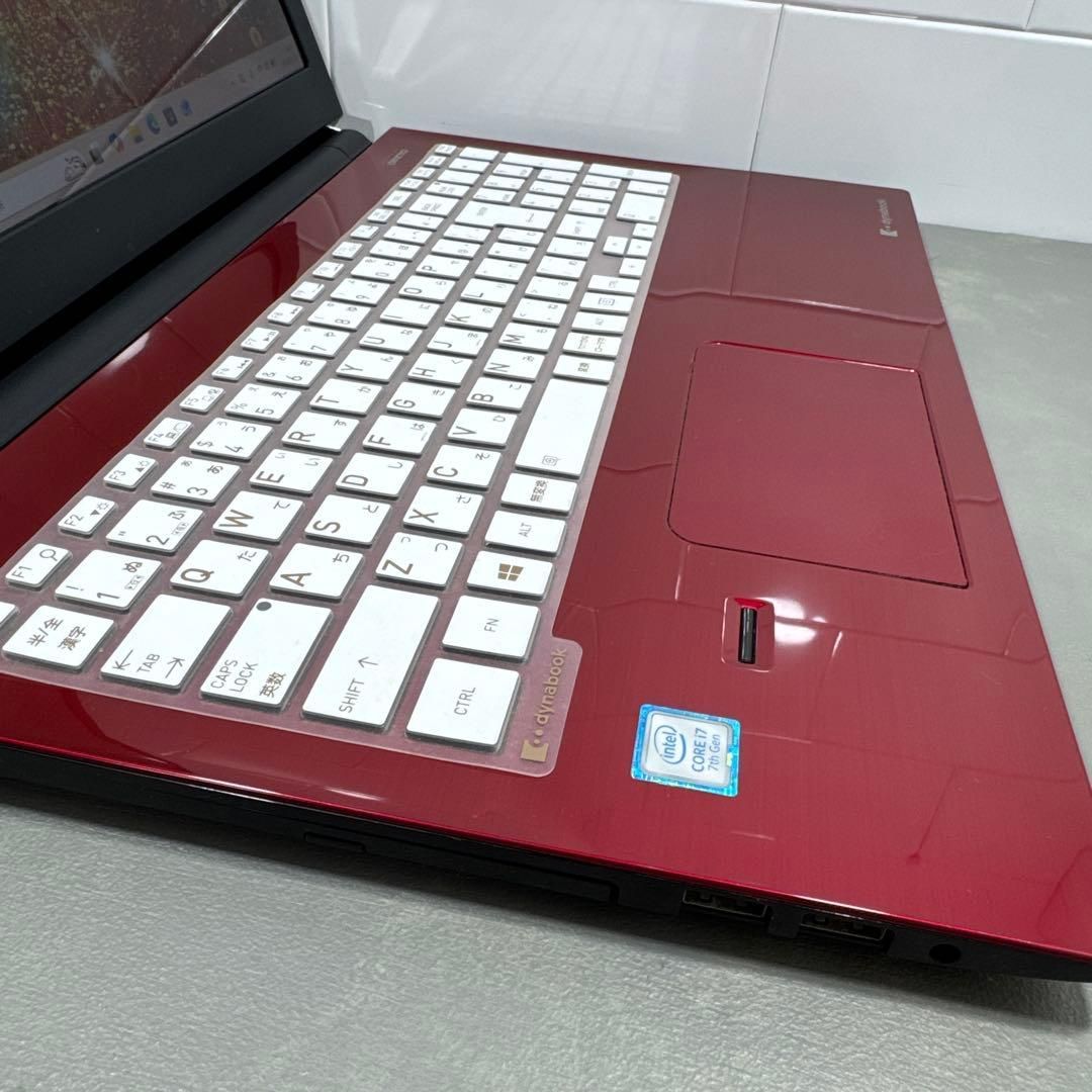 高性能】東芝モデナレッド&ホワイト☘7世代i7☘新品SSD512GB - メルカリ