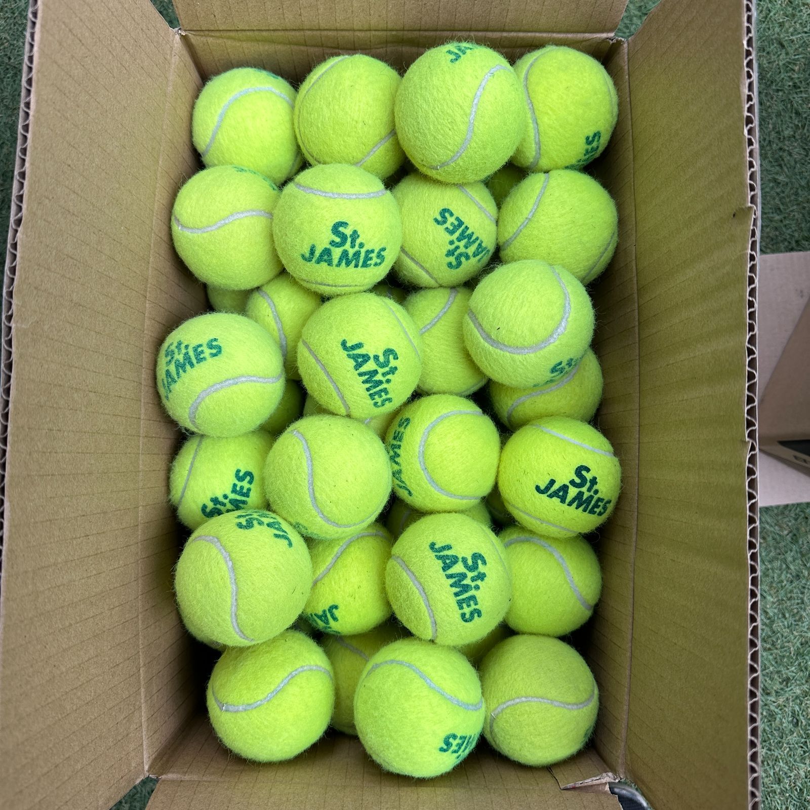 St.JAMES セントジェームス 硬式テニスボール 100球 中古 オムニコート