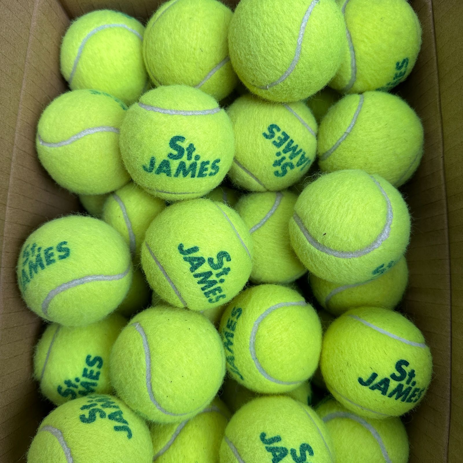そうまパパ専用 中古テニスボール 1試合使用セントジェームス100球