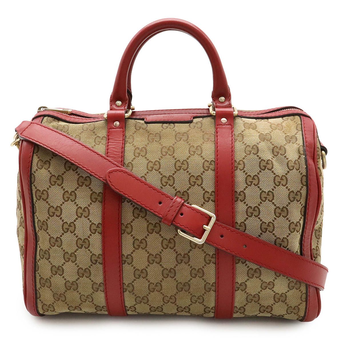 GUCCI グッチ GGキャンバス ハンドバッグ ミニボストンバッグ 2WAY 