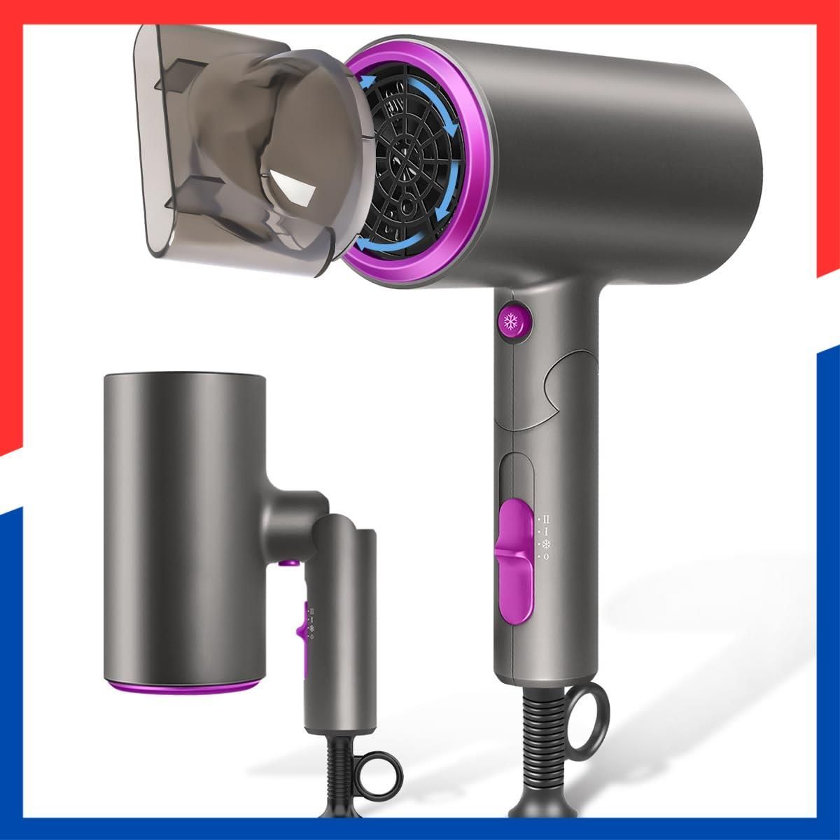 折り畳み式 携帯ドライヤー　超軽量 数量限定】ドライヤー【2026年進化モデル】大風量 速乾 超軽量