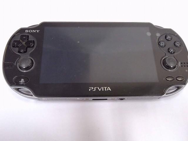 ゲーム PS Vita 本体 PCH-1100 ブラック 動作品 ケース付き 品