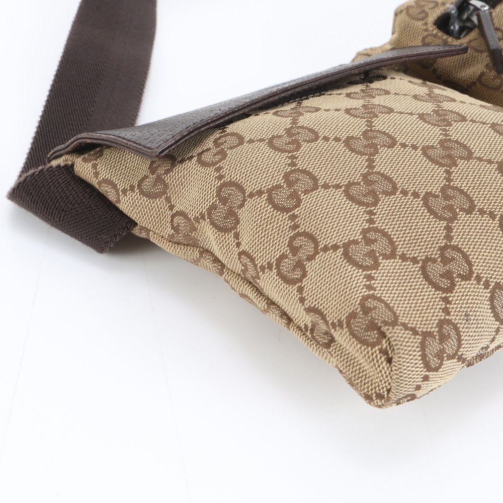 グッチ ボディバッグ GG キャンバス レザー ウエストポーチ 28566 GUCCI】グッチ GGキャンバス 28566 ウエストバッグメンズ ウエスト