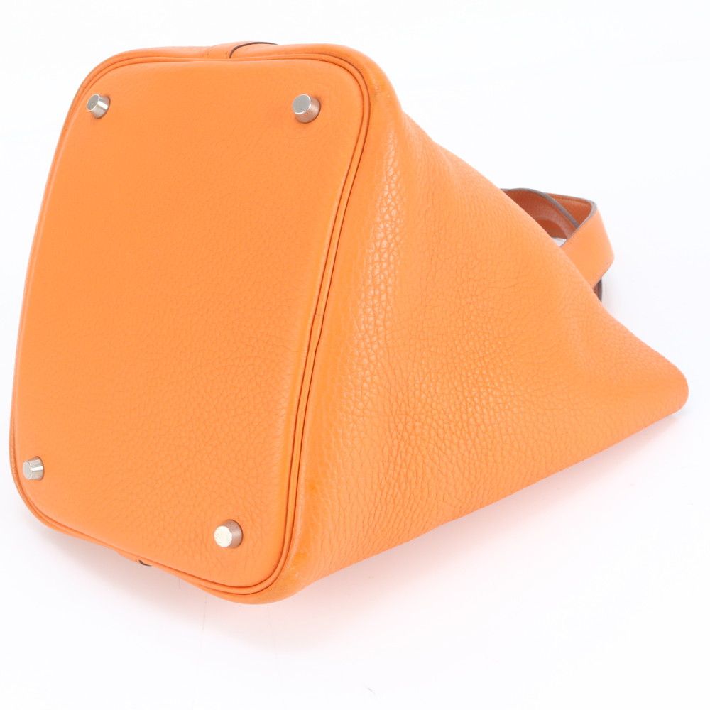 美品 エルメス □H 刻印 ピコタン MM トリヨンクレマンス レザー