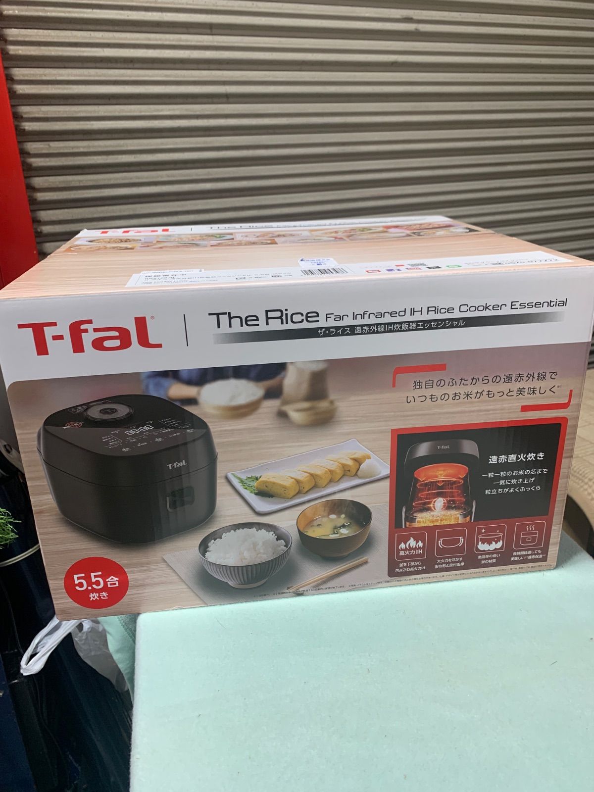 T-fal ザ・ライス ブラック 5.5合炊飯器 RK9108J0 - メルカリ