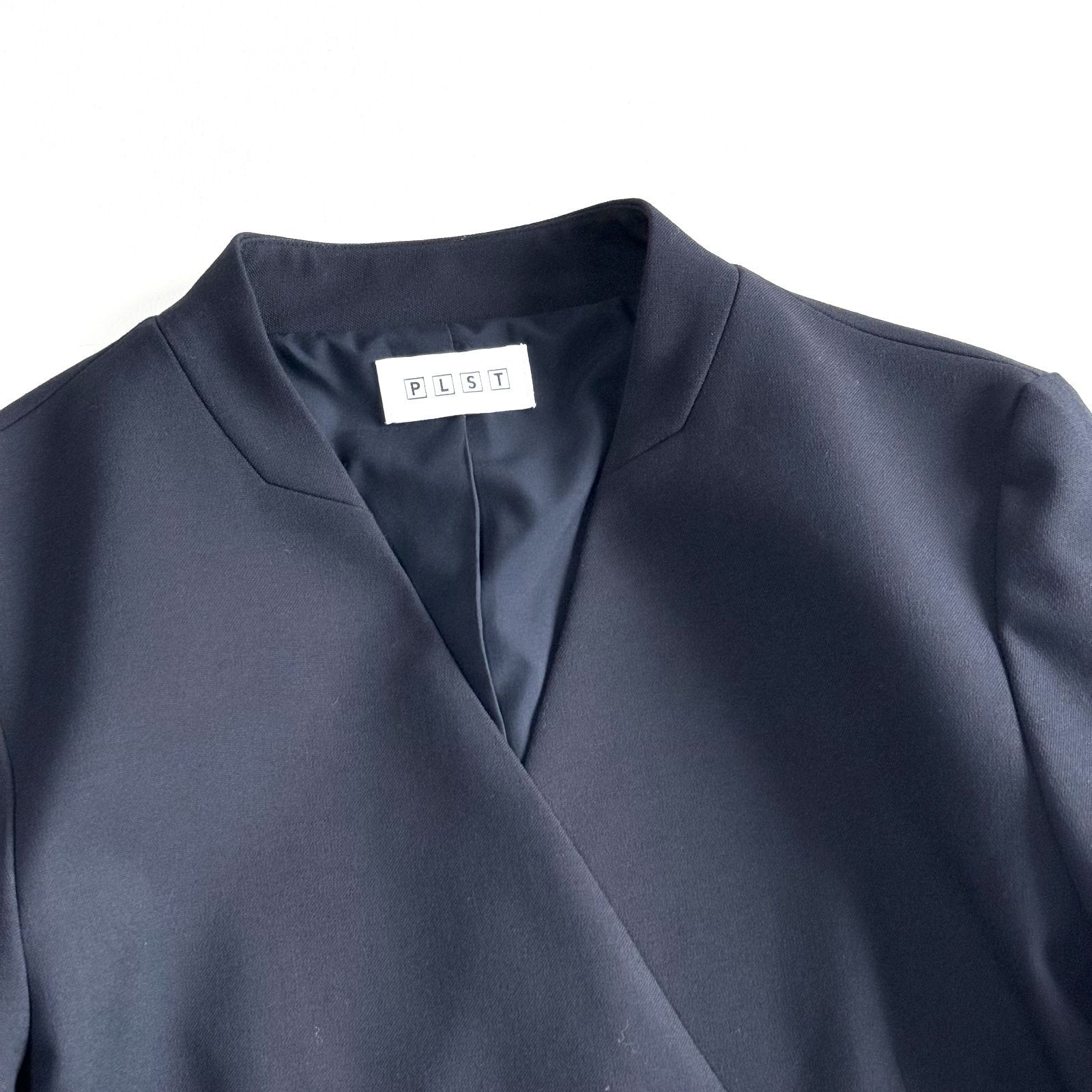 PLST プラステ ブラッシュドバック ダブルジャケット 金ボタン M