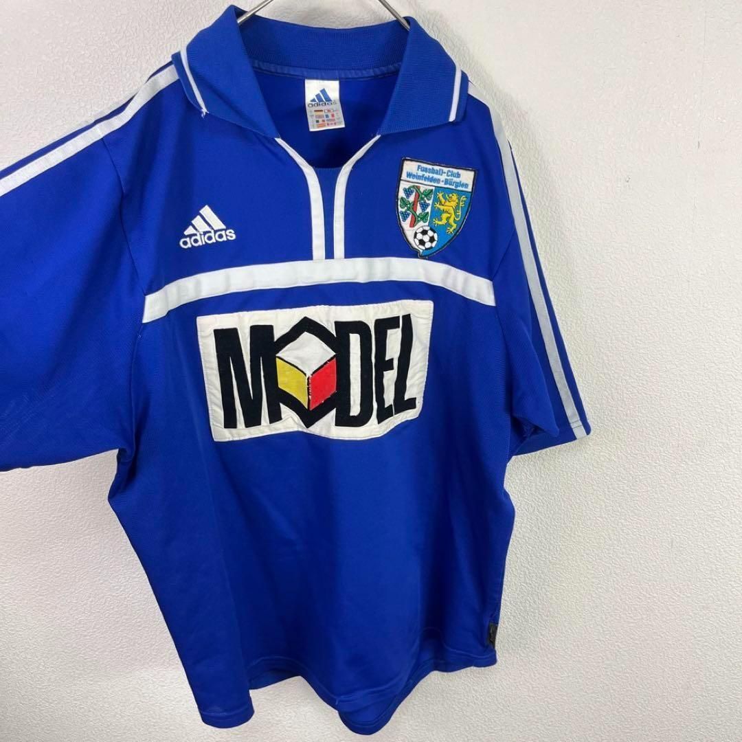 90s adidas アディダス ゲームシャツ ユニフォーム サッカー - メルカリ