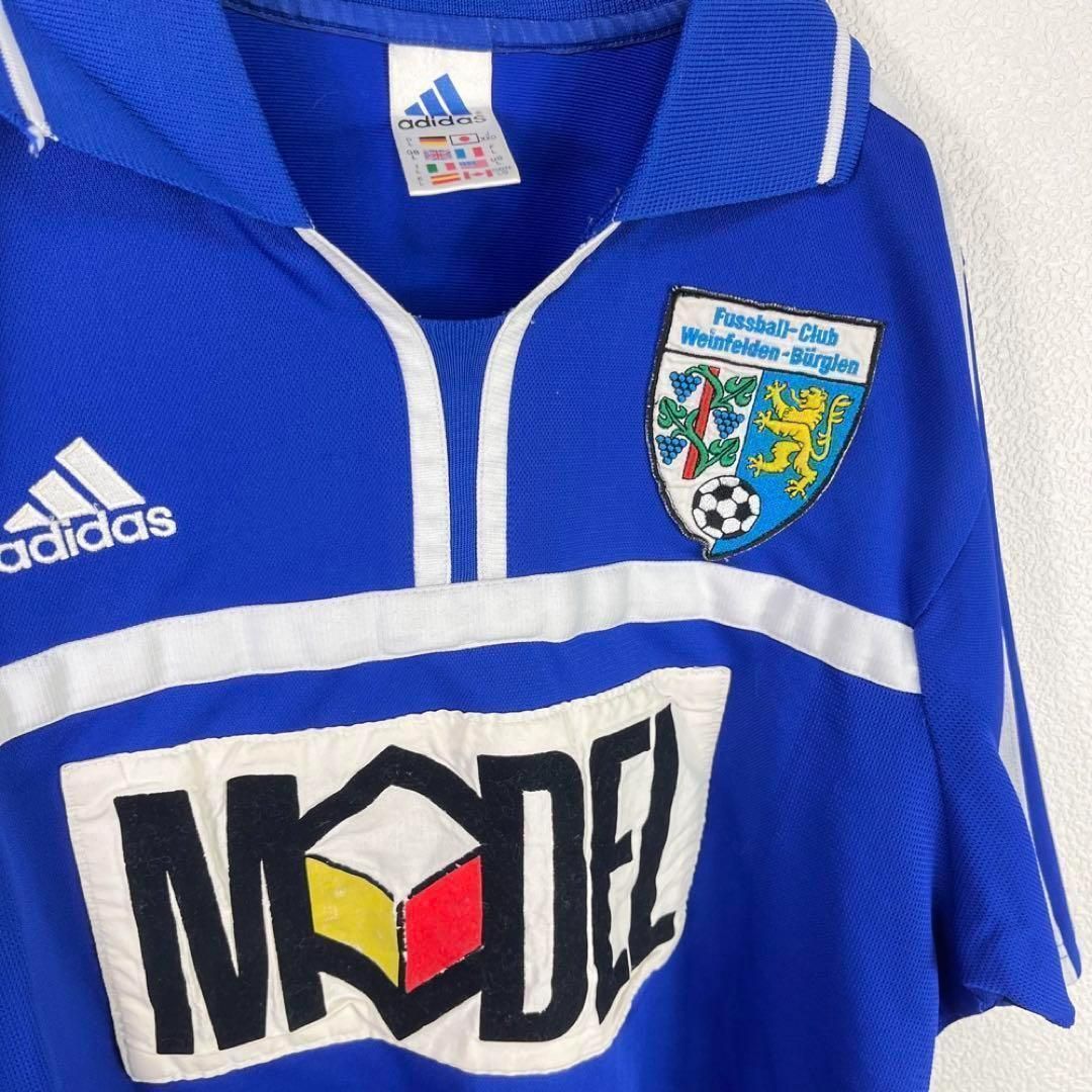 90s adidas アディダス ゲームシャツ ユニフォーム サッカー - メルカリ